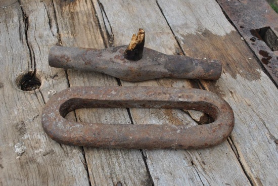 Railroad Boxcar Link and Hammer Head