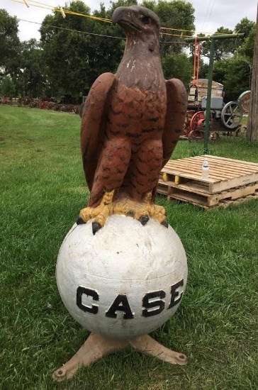 Original Cast Case Eagle "Old Abe" On Globe