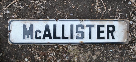 McAllister Sign