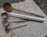 Set of Babbitt Ladles