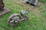 Walk Behind Garden Tractor with motor in Wheel