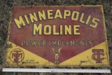 Minneapolis Moline Porcelain Sign