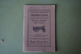 Little Devil Oil Tractor Instruction book