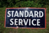 Standard Service Porcelain Sign