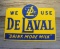 De Laval cream separator tin sig