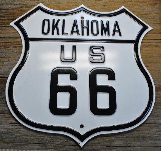 Oklahoma US 66 Sign