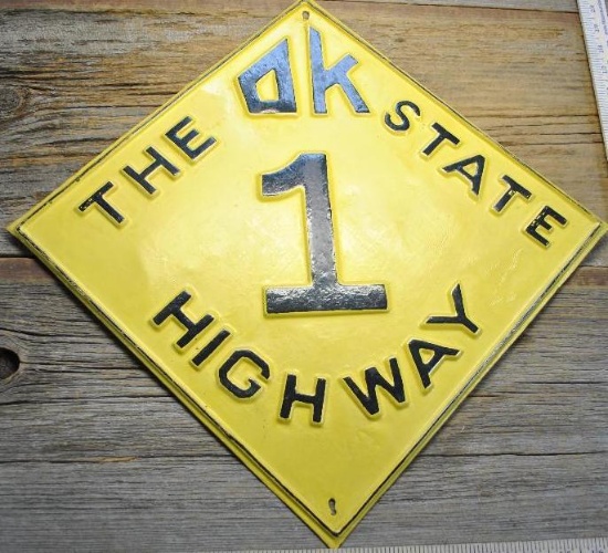 Oklahoma Road Sign