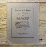 Instruction Book and Spare Parts List for Uncle Sam 20-30 Farm Tractor