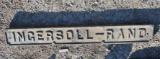 Ingersoll Rand Air Compressor Cast Iron Sign