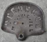 Deere & Company Cast Seat