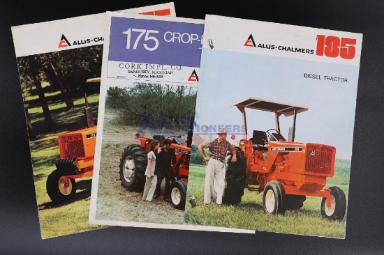 Allis-Chalmers 185 Diesel and Two 175 Tractor Brochures