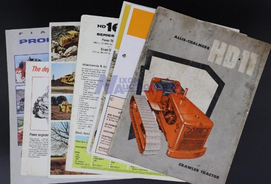 Seven Assorted Allis-Chalmers Crawler Tractor Brochures
