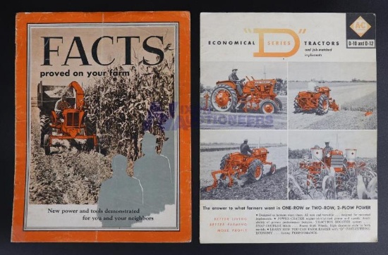 Two Allis-Chalmers Tractor Brochures