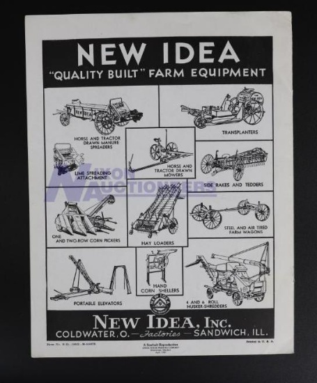 Parts List for Sandwich Cub and 1 1/2HP Gasoline Engines No E-35 Reproduction