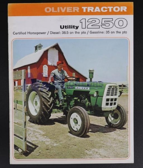 Oliver Utility 1250 and Oliver 1450 Dealership Brochures
