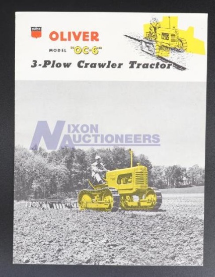 Oliver Model OC-6 3-Plow Crawler Tractor