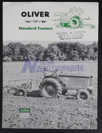 HARD TO FIND Oliver 66-77-88 Standard Tractors