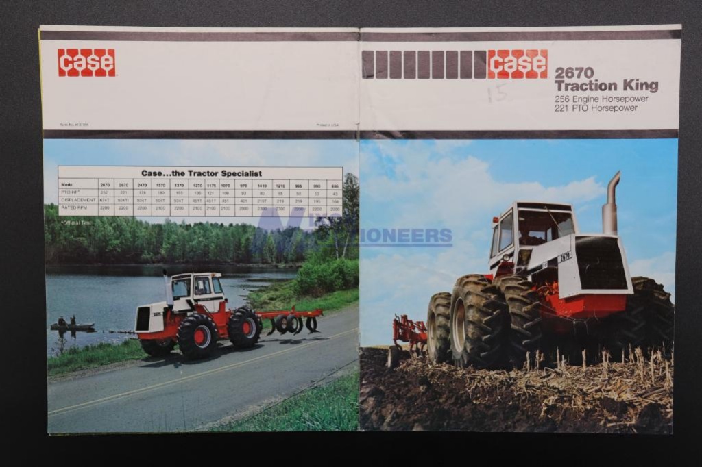 Five Case Tractor Brochures 4994 44 4694 4494 2670 Farm Machinery Implements Tractors Online Auctions Proxibid