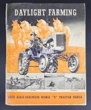 Daylight Farming with Allis-Chalmers Model B Tractor Power