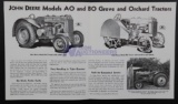 Two New John Deere Models AO and BO Tractors
