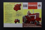 New McCormick Farmall Tractor 806 Tri-Fold Brochure