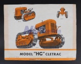 Assorted Cletrac Crawler Tractor Brochures