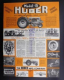Huber Model B Advertisement