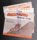 Three Massey-Harris Brochures - Plows & Disc Harrows
