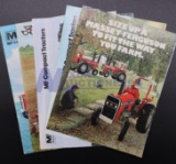 Five Assorted Massey-Ferguson Tractor Brochures