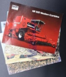 Four Assorted Massey-Ferguson Combine Brochures