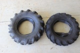 Two Assorted Tractor Tires