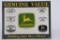 John Deere Metal Sign