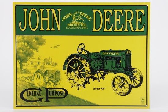 John Deere Metal Sign