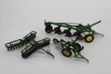 1/16 Metal John Deere Plows & Disc