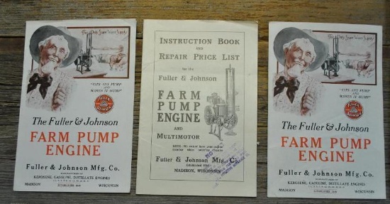 Instruction Book and Repair price for Full & Johnson