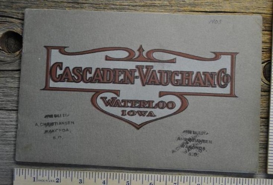 VERY RARE Cascaden-Vaughan Co.