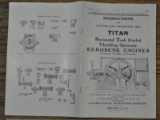 1919 IHC Titan Instruction Book