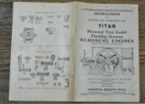 IHC Titan Gas Engine Instruction Book