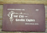 1904 Kinnard-Haines Co Flour City Gasoline Engines Full Line Catalog. Very Rare covers engines &