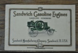 1919 Sandwich Engine Company Full Line Catalog