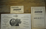 Dempster Repair List, Pump Jack Flyer and Post Card