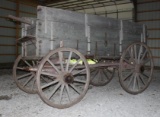 Wooden High Wheeled Wagon