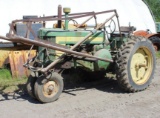 John Deere 620 with Homemade Front End Loader