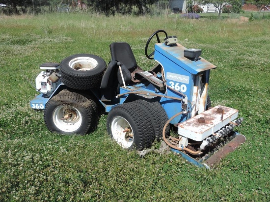 Greentech 360 Articulating Garden Tractor