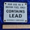 Motor Fuel Porcelain Sign