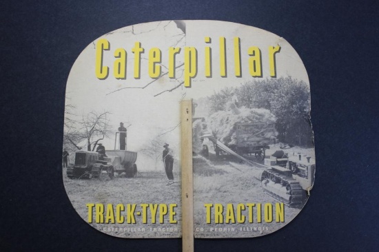 Caterpillar Paper Fan