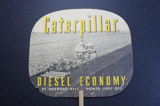 Caterpillar Paper Fan