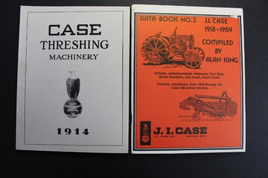 Two Case Threshing & Tractor Books