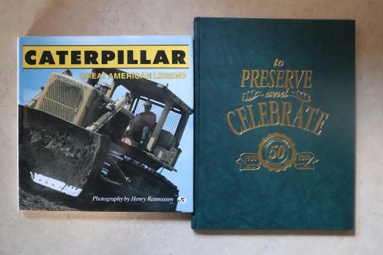 Caterpillar Great American Legend and Old Threshers Reunion 50th Anniversary Books