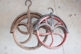 Two Assorted Pulleys